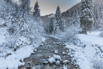 Winter 2020 arrives in the pretty French Alpine village of Les Contamines-Montjoie