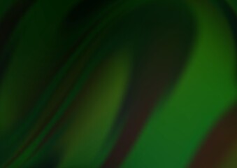 Dark Green vector background with bent lines. Brand new colored illustration in marble style with gradient. The elegant pattern for brand book.