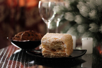 Cake on the holiday table