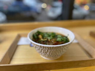 vegan ramen with spinach
