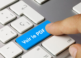 Voir le PDF - Inscription sur la touche du clavier bleu.