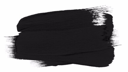 A set of abstract brush strokes in the form of a frame, transitions open with alpha channel (transparency). Hand drawn texture. Ideal for motion graphics, slideshows, transitions, fade, haze, reveal.