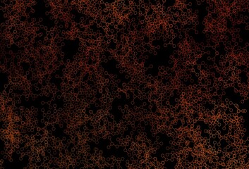 Dark Red vector texture with artificial intelligence concept.