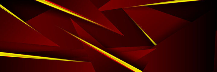 Abstract fall or autumn background concept with mottled triangle pattern painted in grunge texture design, hot red yellow and orange colors of fire