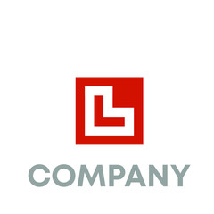 Obraz premium L logo