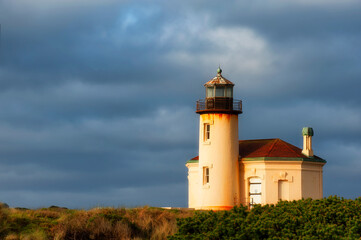 Coquille River Lighthouse in Bandon, Oregon