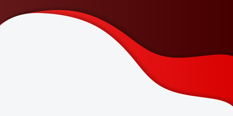 Red white paper cut background