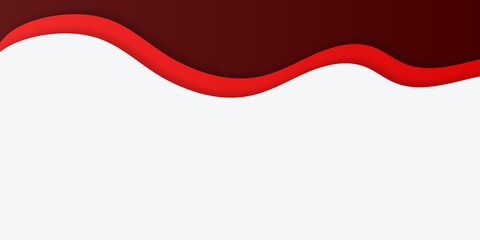 Red white paper cut background