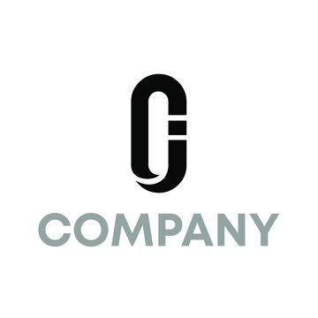 letter JO logo