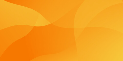 Modern orange yellow wave abstract business presentation background