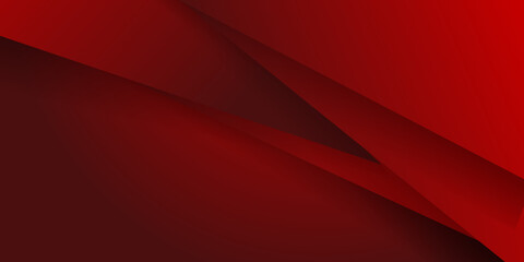 Abstract triangle lines pattern technology on red gradients background.