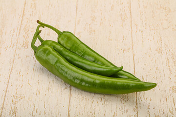 Ripe tasty spicy green pepper