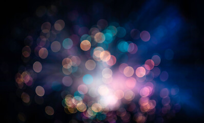 Bokeh background with circle theme ideal for wallpaper,card tec.,