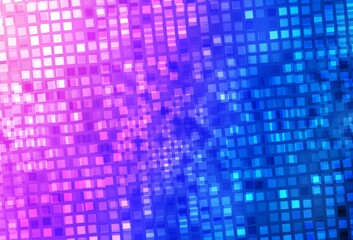 Light Pink, Blue vector template with rhombus.