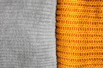 Trend for 2021 year color, COTY, Ultimate Gray and Illuminating Yellow Abstract Background