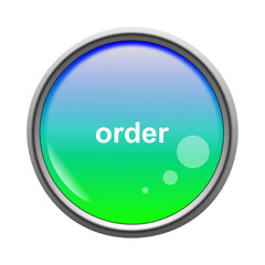 colored button with an inscription