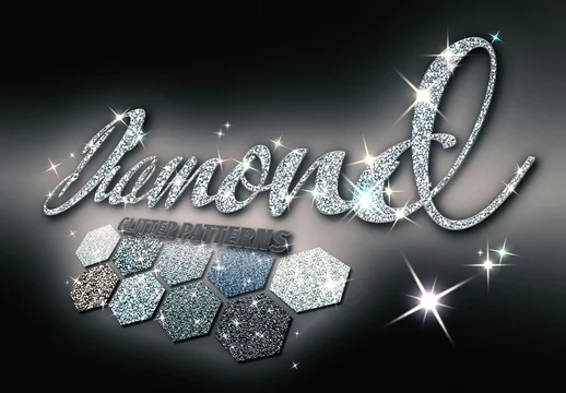 Diamond Glitter Effect Generator Stock Template | Adobe Stock
