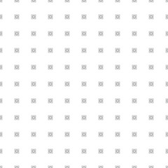 Square seamless background pattern from black power socket symbols. The pattern is evenly filled. Vector illustration on white background