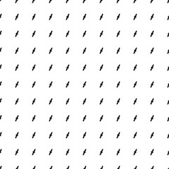 Square seamless background pattern from black wristwatch symbols. The pattern is evenly filled. Vector illustration on white background