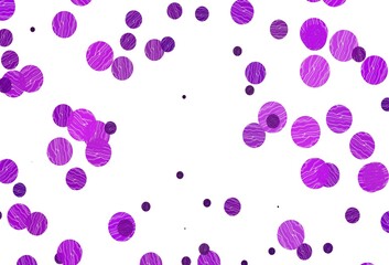 Light purple vector cover with spots.