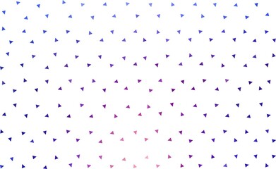Light Blue, Red vector  gradient triangles pattern.