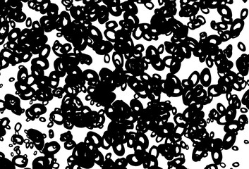 Black and white vector texture with disks.