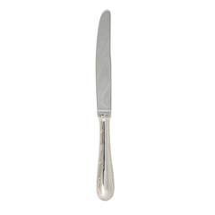 luxury silver table knife isolated