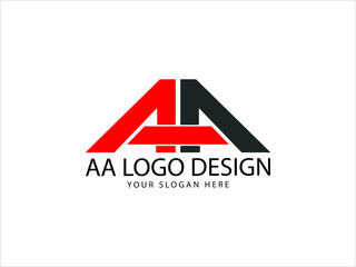 Ltter AA A A Logo Icon, aa Letter Logo - obrazy, fototapety, plakaty