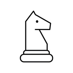 Horse Chess Knight line icon