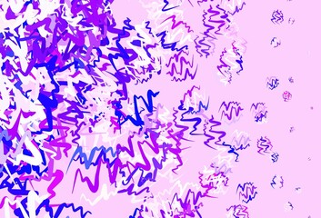 Light Blue, Red vector backdrop with wry lines.