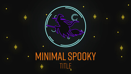 Minimal Spooky Title