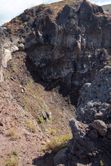 volcano crater next to Naples in a summer day, Italy