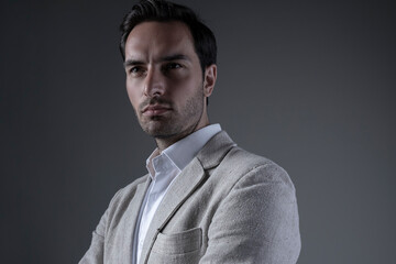 Portrait of a fashionable young businessman