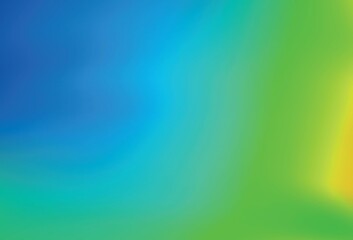 Light Blue, Green vector blurred and colored pattern.