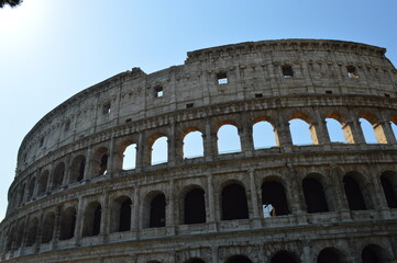 Fototapeta na wymiar The Colosseum in Rome, Italy 