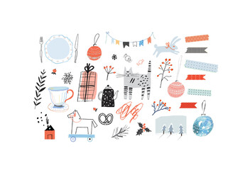 Artistic Decorative Set About Winter