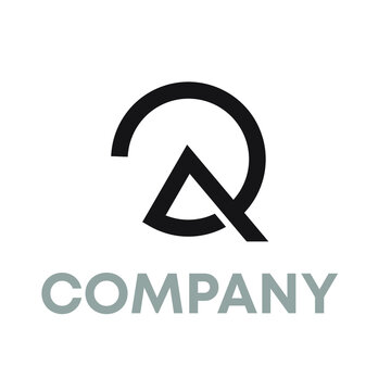 letter AQ logo