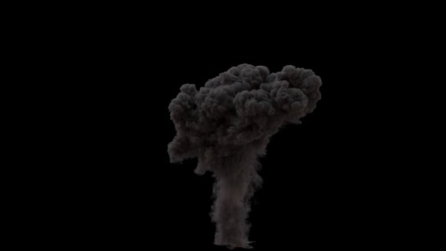 Explosion with alpha channel