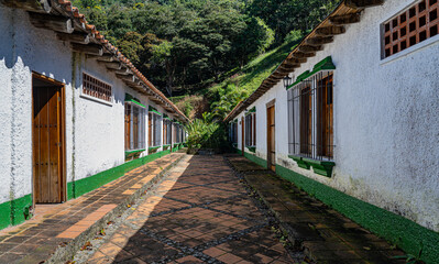 Historic buildings located at Los Venados Park. Venezuela
