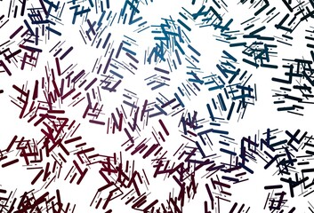 Dark pink, yellow vector template with repeated sticks.