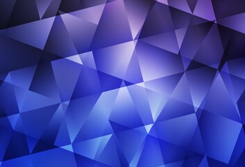 Light Purple vector low poly background.