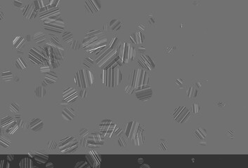 Light Gray vector background with spots.