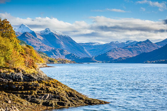 Shore of Loch Duich Scottish Highlands and Islands