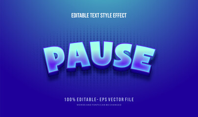 Modern editable text style effect.