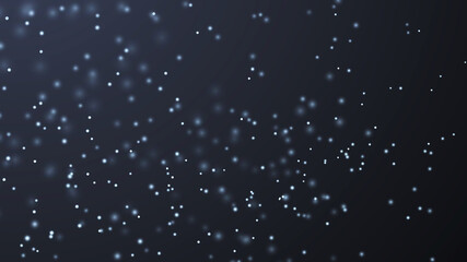 Dust particles. Abstract background of particles. Fantastic llustration. 3d rendering.