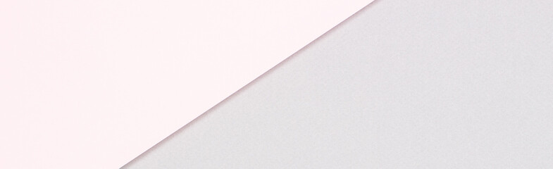 Abstract colored paper texture background. Minimal geometric shapes and lines in pastel pink and light gray colours