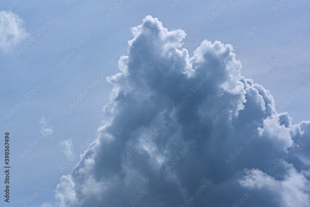 Wall mural beautiful cumulus clouds. general plan. day light