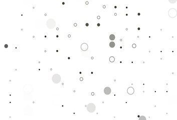 Light Black vector template with circles.
