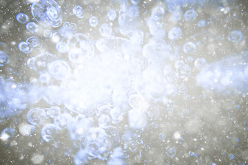 snow ice soft white background, blurred winter wallpaper blank