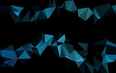 Light BLUE vector blurry triangle template. An elegant bright illustration with gradient. Textured pattern for background.